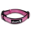 Alcott reflexní obojek pro psy, Adventure, růžový, velikost S