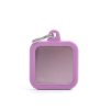 PINK SQUARE ALU PINK RUBBER