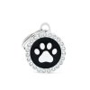 SMALL BLACK CIRCLE PAW GLAM