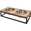 Miska bar pro psy Elegant 2x0,8l Nobby
