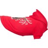 Flamingo Vánoční mikina pro psy červená 40cm