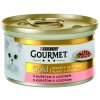 Gourmet Gold cat konz.-kousky losos a kuře 85 g