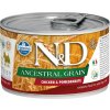 N&D Low Grain Dog konz. Adult Chicken &Pomegranate Mini 140 g