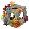 Dekorace do akvária - obydlená krychle 12x11x11cm Aqua Della