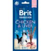 Brit Premium by Nature Cat Snack with Chicken & Liver 3 ks