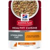 Hill's Science Plan Feline Adult Sterilised Cat Chicken & Vegetables stew kapsička 12 x 80 g