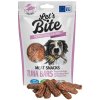 Brit DOG Let’s Bite Meat Snacks Tuna Bars Flavored with Shrimp and Greenlipped Mussel and Pumpin Seeds 80 g