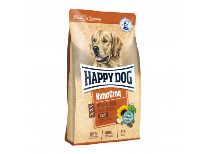 Happy Dog NaturCroq RIND & REIS 4 kg
