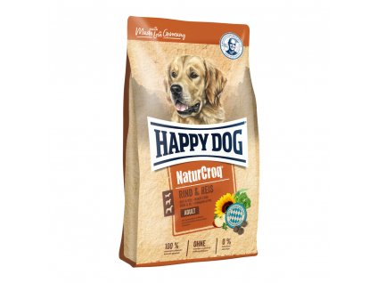 Happy Dog NaturCroq RIND & REIS 15 kg