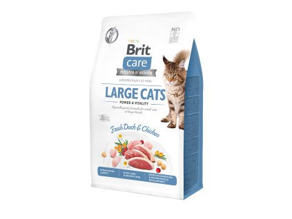 207151 1 brit care cat grain free large cats power vitality 400g