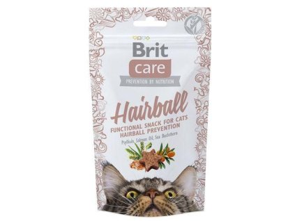 207238 1 brit care cat snack hairball 50g