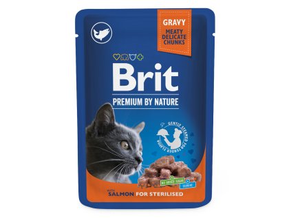 208078 1 brit premium cat pouches salmon for sterilized 100 g
