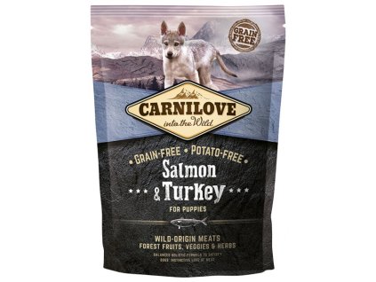 208360 1 carnilove salmon turkey for puppies 1 5kg