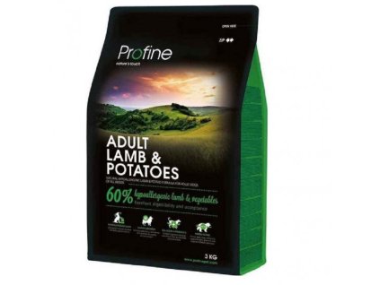 211000 3 profine adult lamb potatoes 3kg