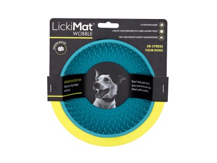259517 lickimat interaktivni lizaci wobble miska tyrkysova