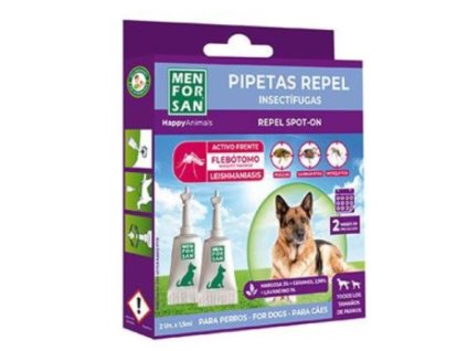 Menforsan Spot on pipety pro psy antipar. 2x1,5ml