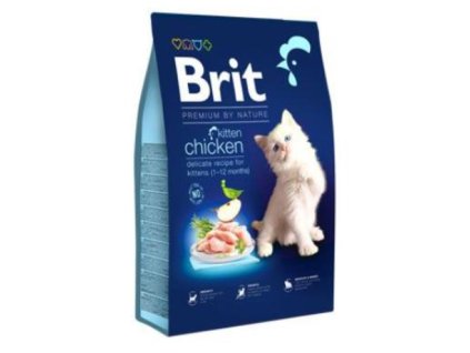 Brit Premium Cat by Nature Kitten Chicken 8kg