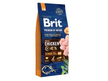 Brit Premium Dog by Nature Senior S+M 15kg