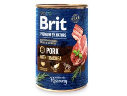 Brit Premium Dog by Nature konz Pork&Trachea (Hmotnost 400g)