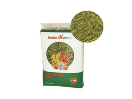 Seno luční RabbitWeed 1kg 40l