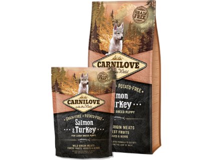 Carnilove Salmon & Turkey for large breed puppy (Hmotnost 1,5 kg)