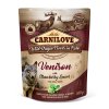 208297 1 carnilove dog pouch pate venison with strawberry leaves 300g