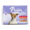 210766 2 plaisir dog kapsa multipack pro dospele psy 4x100g 2xhovezi 2xkureci