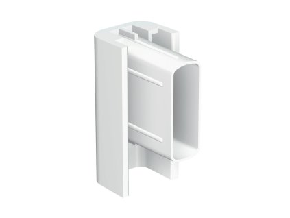 koncovy kryt click rail bily