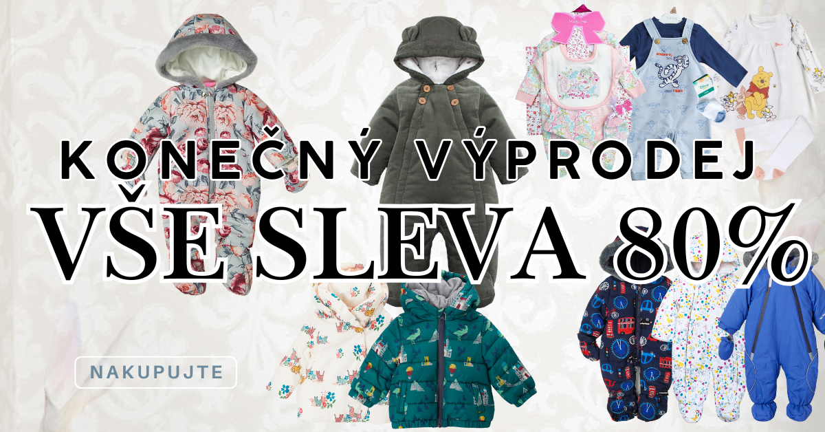 totální výprodej sleva 80%