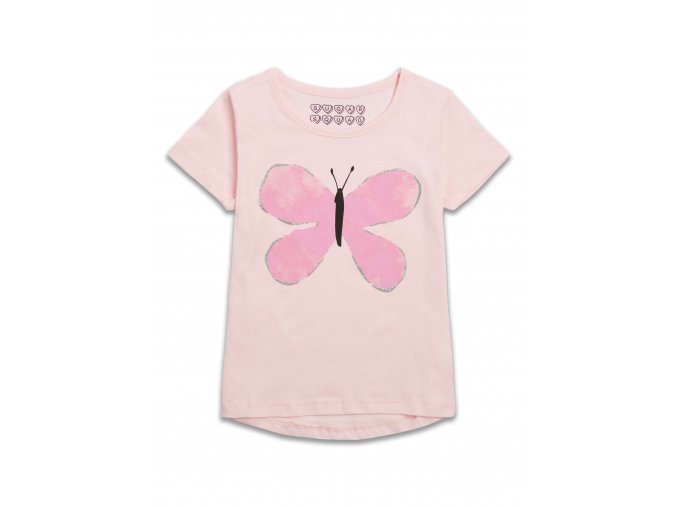 Dětské dívčí tričko s motýlkem