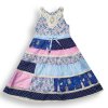 Dětské šaty dívčí patchwork
