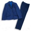 Chlapecký společenský oblek modrý luxusní