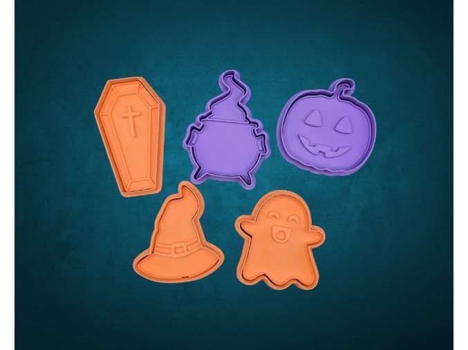Halloweenský set vykrajovátek 5ks