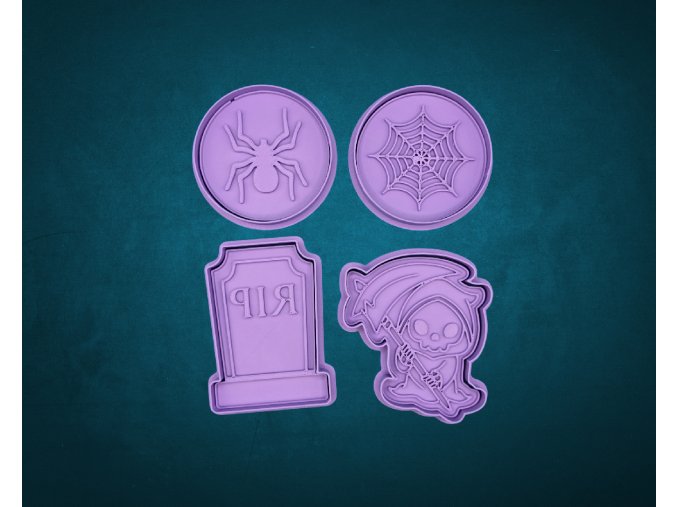 Halloweenský set vykrajovátek 4ks