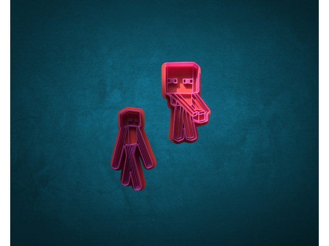 Minecraft Enderman Set 2 Vykrajovátek 2ks