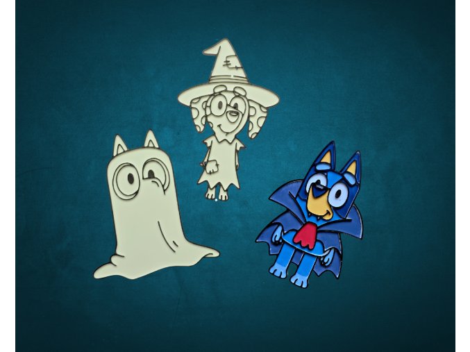 Halloweenský Bluey a Bingo