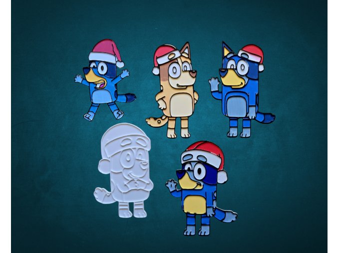 Vánoční Bluey a Bingo Rodinka