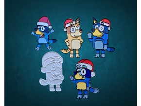 Vánoční Bluey a Bingo Rodinka