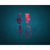 Minecraft Enderman Set 2 Vykrajovátek 2ks