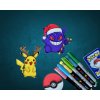 Vánoční Pokemoni Set 4ks