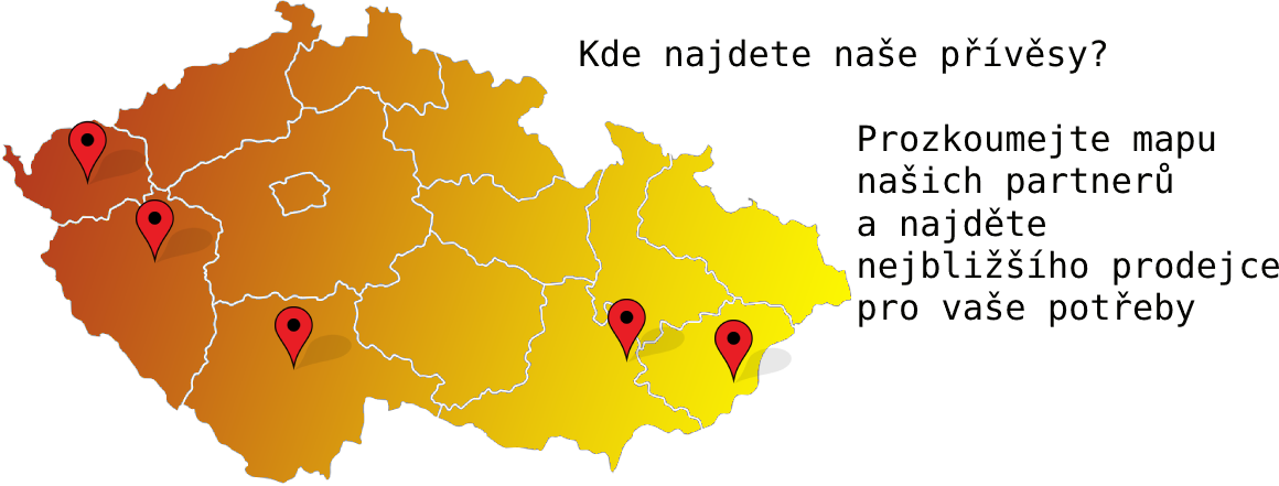 mapa prodejců