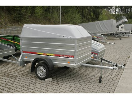 MARO Z 05 N1 750 kg 2060x1260x1200 mm, s nástavcem bočnic a víkem