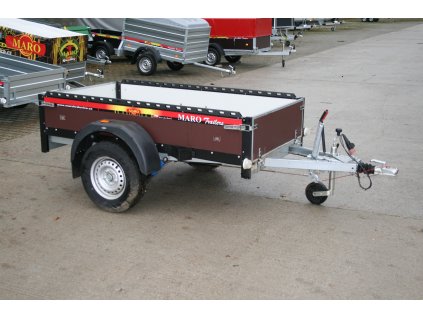 Jednoosý brzděný přívěs Practical 03 B1 1300 kg 2060x1110 mm