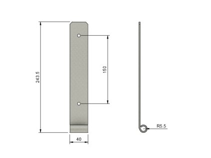 Pant zadni celo mrz a prk