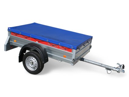 MARO Z 05 N1 750 kg 2060x1260 mm, s přetahovací plachtou + POČ