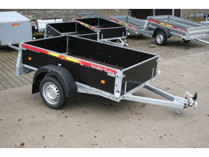 Jednoosý nebržděný přívěs MARO 06 PRK XL N1 750 kg 2410x1460 mm + POČ