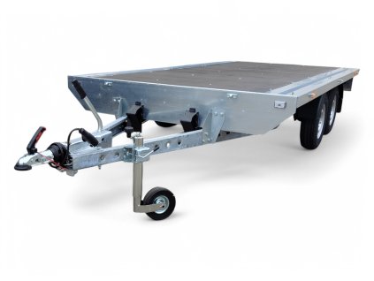 Dvousý brzděný přívěs Helper B2 2700 kg 4000x2000 mm - PLATO