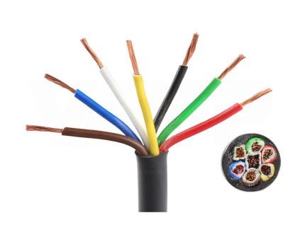 Kabel semdibarevný