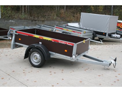 Jednoosý nebržděný přívěs MARO 03 PRK N1 750 kg 2060x1110 mm