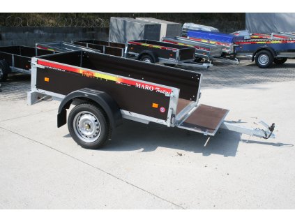 Jednoosý nebržděný přívěs MARO 02 PRK N1 750 kg 1560x1110 mm + POČ